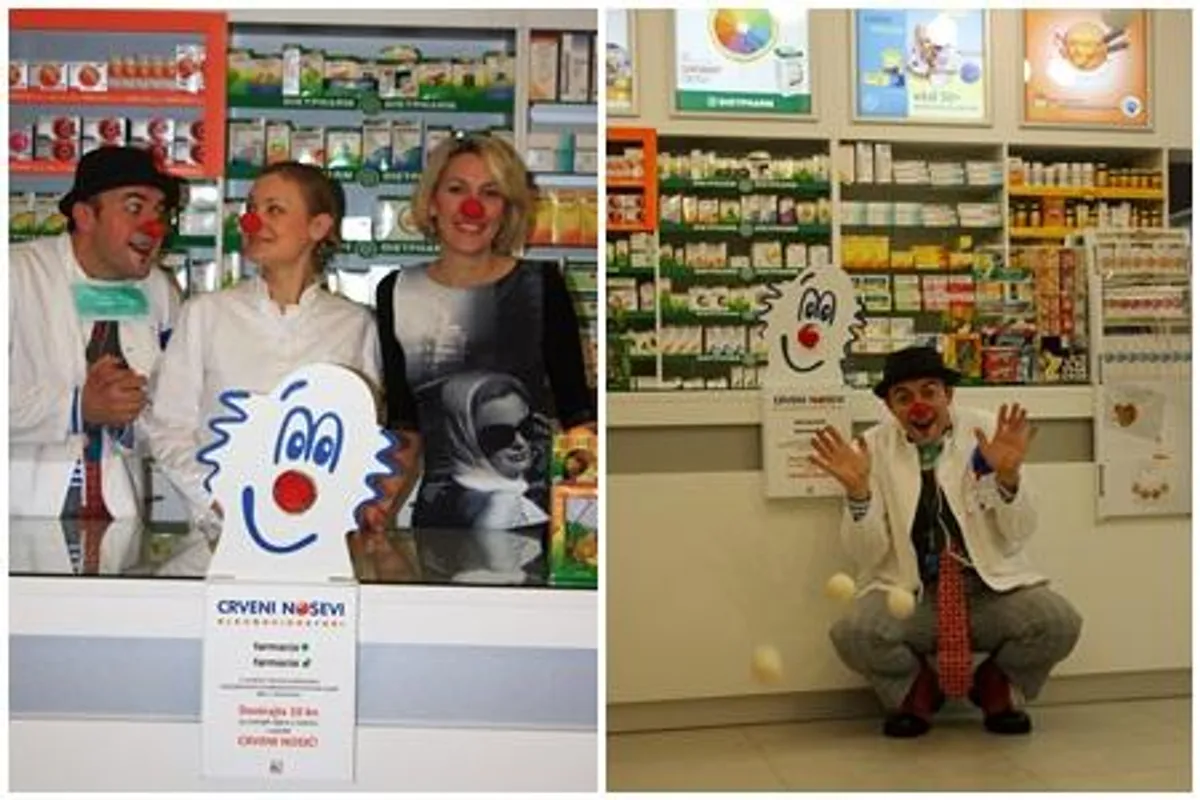 Crveni nosevi klaunovidoktori za dječji osmijeh u bolnicama