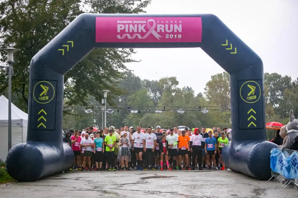 Europa Donna Zagreb Pink Run privukla velik broj trkača ujedinjenih u jednoj misiji - borbi protiv raka dojke