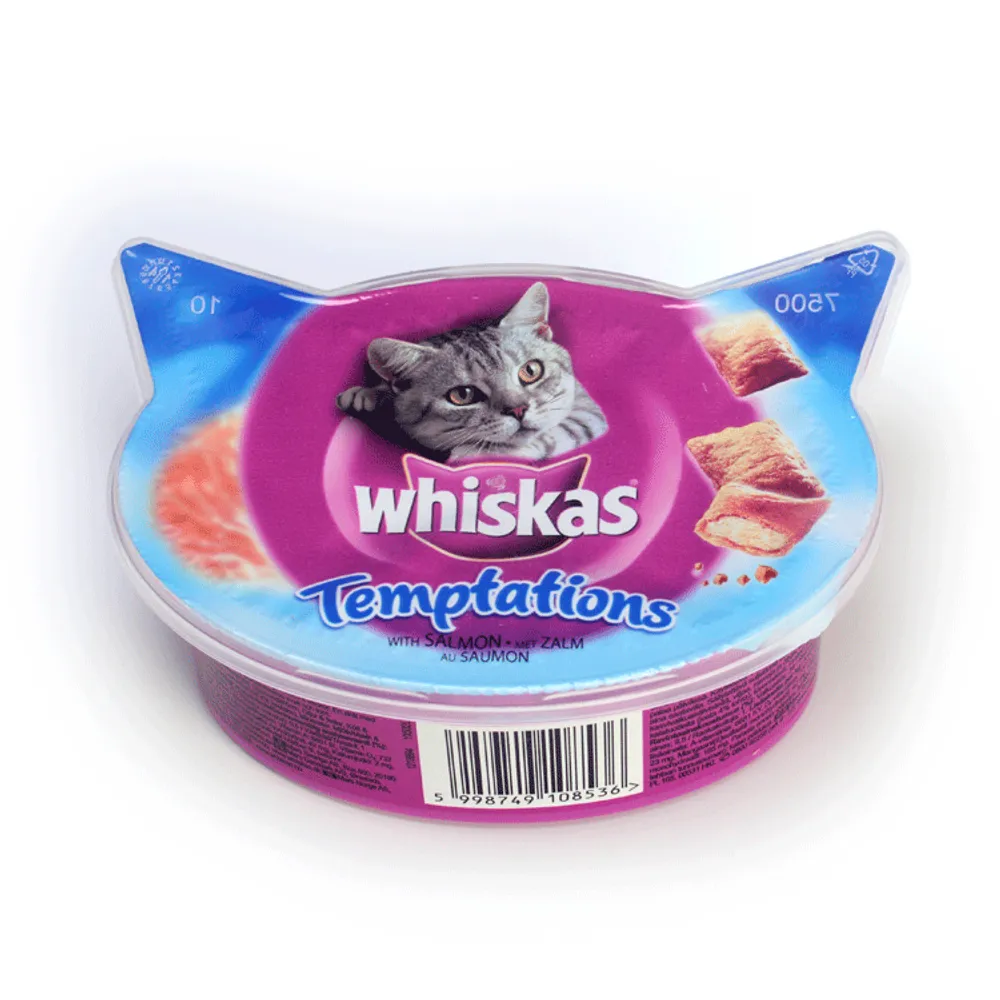 Whiskas Temptations losos poslastica za mačke 60g