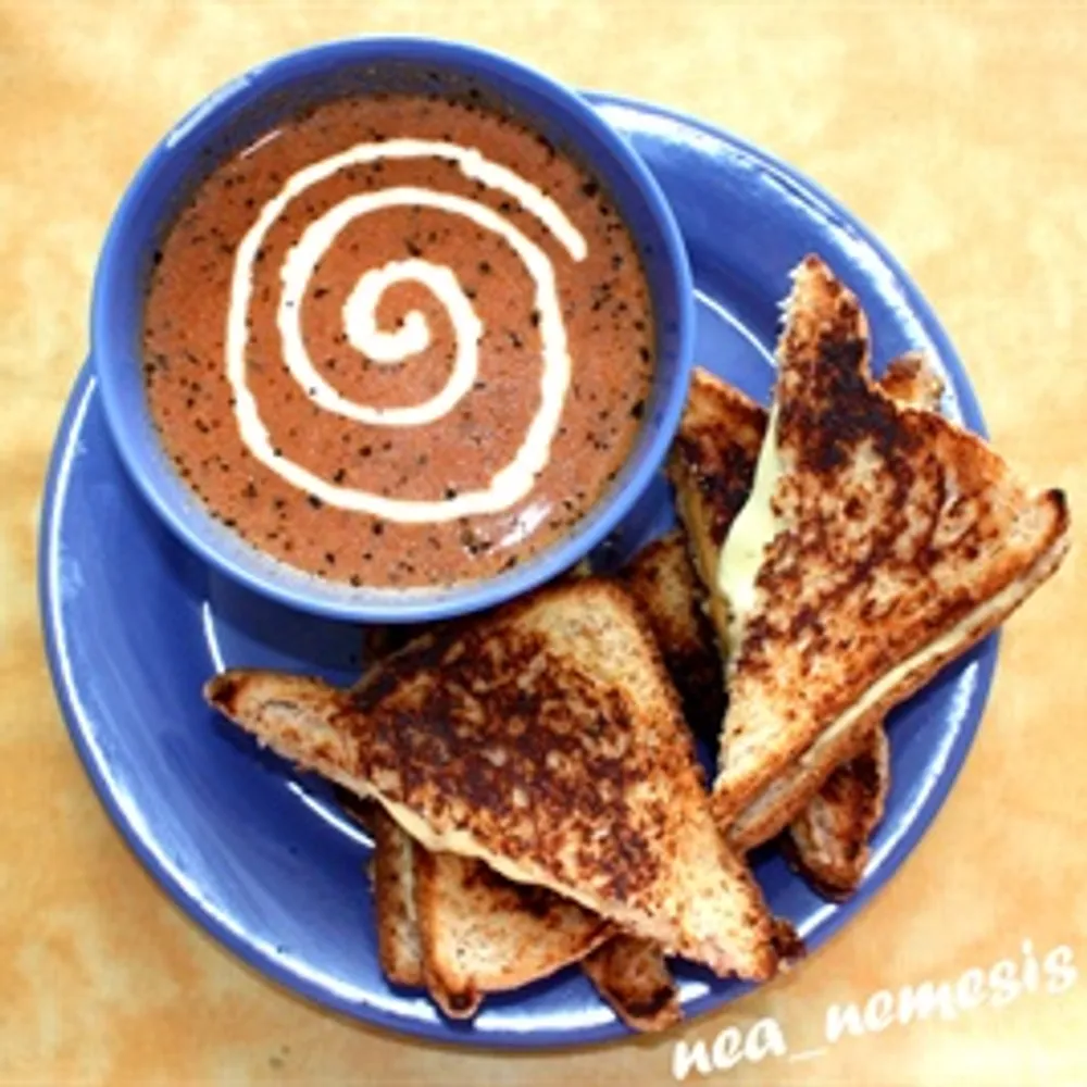 Grilled Cheese & Tomato Soup