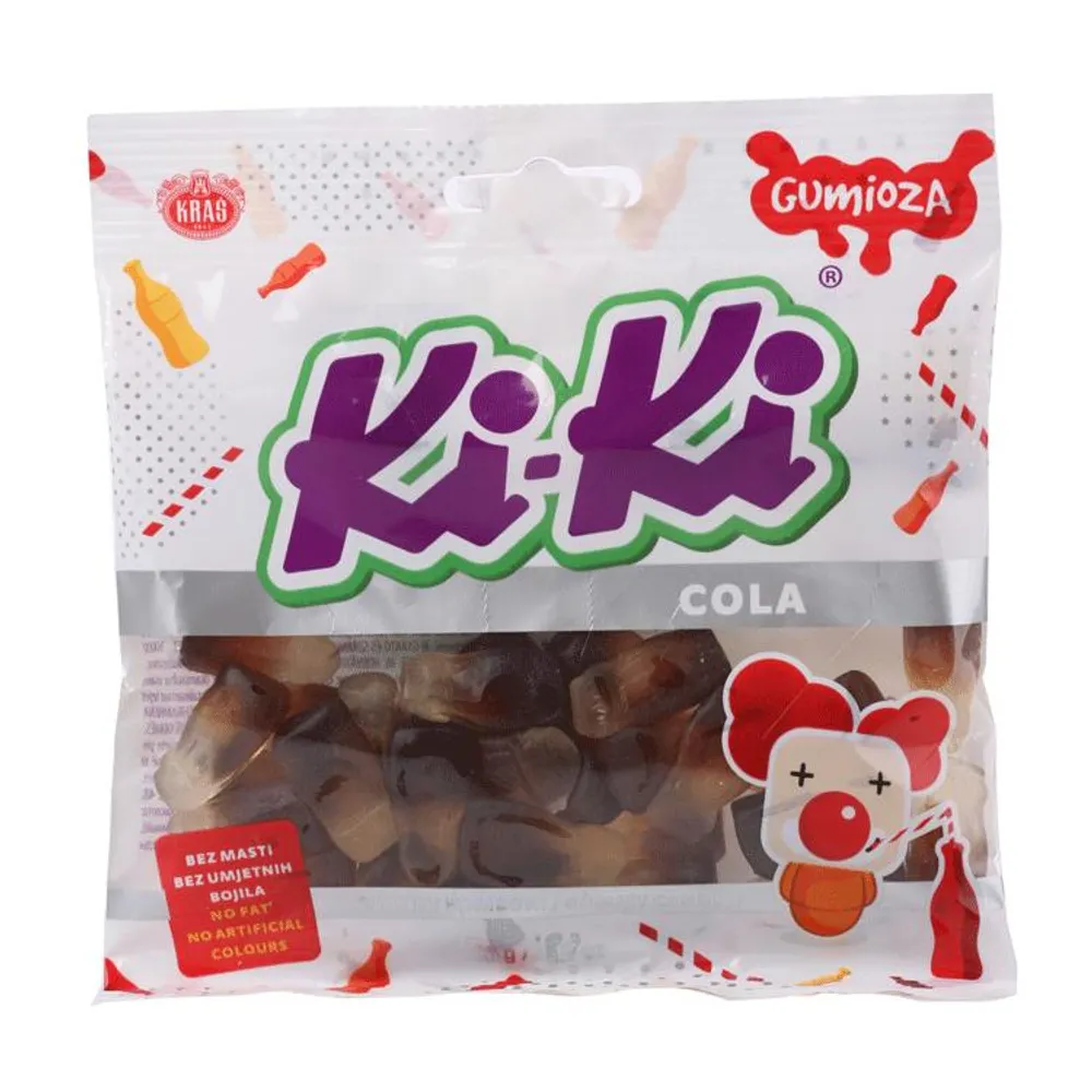 Kiki cola gumeni bomboni 90 g Kraš