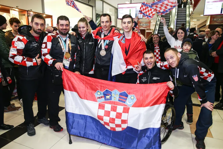 Paraolimpijci se vratili u Hrvatsku