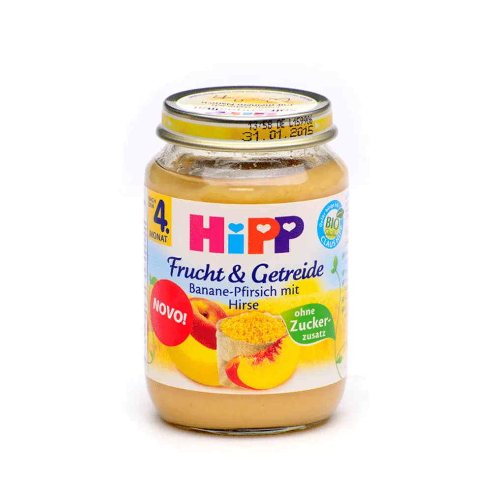 Hipp integralna kašica banana/breskva/proso 190g