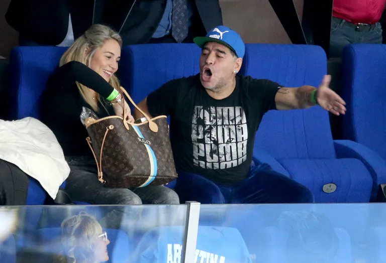 Maradona prati meč