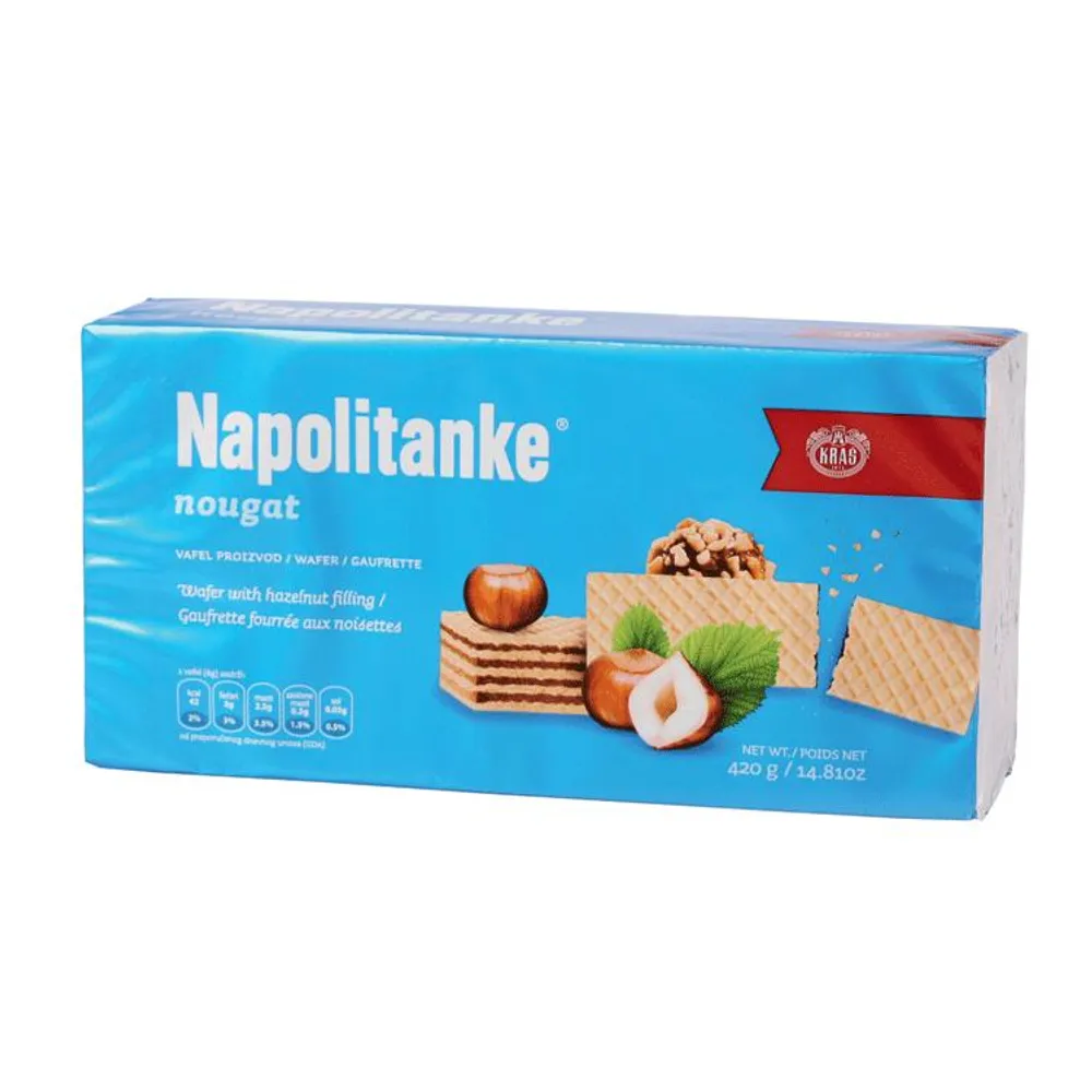 Kraš vafl napolitanka nougat 420 grama