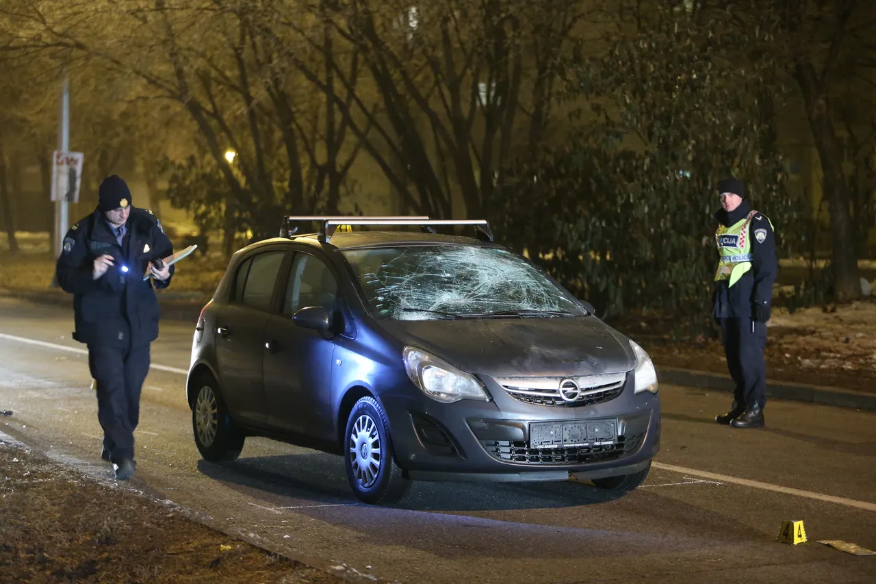 Tijekom obavljanja očevida na dvojicu policajaca naletio je automobil
