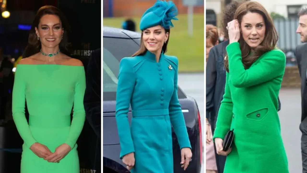 kate middleton u zelenom