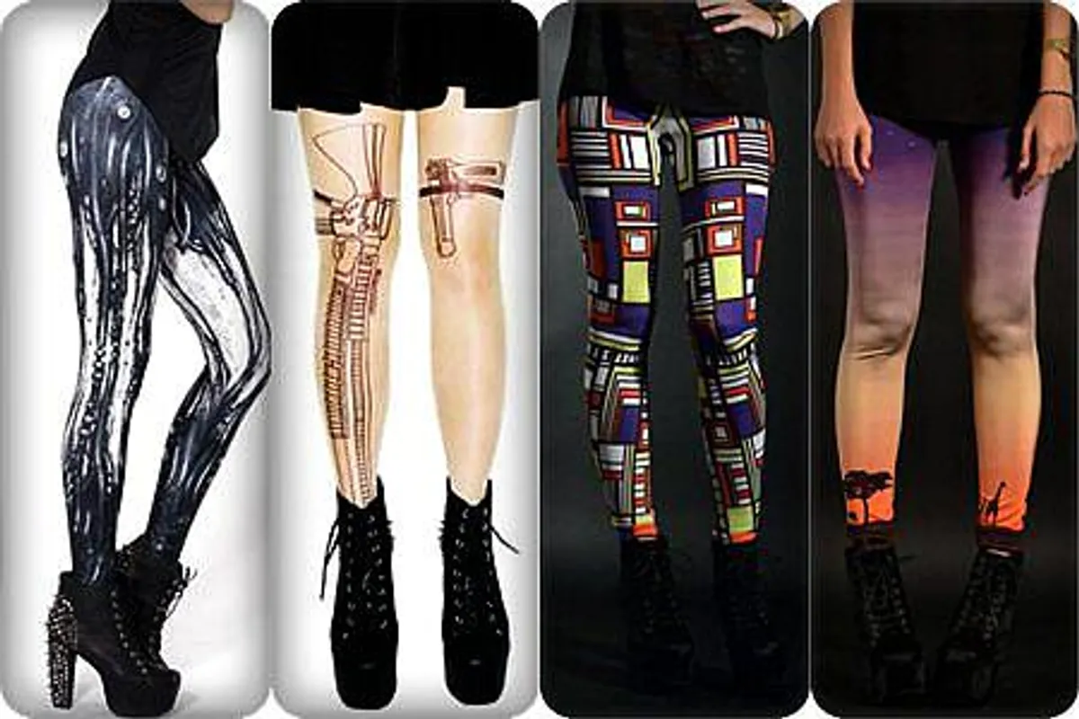 Modni trend - „ombre“ i oslikane hulahop čarape i tajice