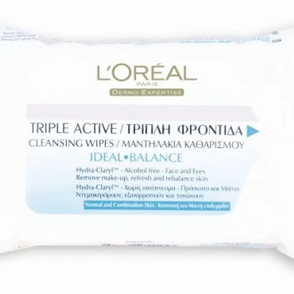 L'Oréal Paris Triple Active maramice za čišćenje