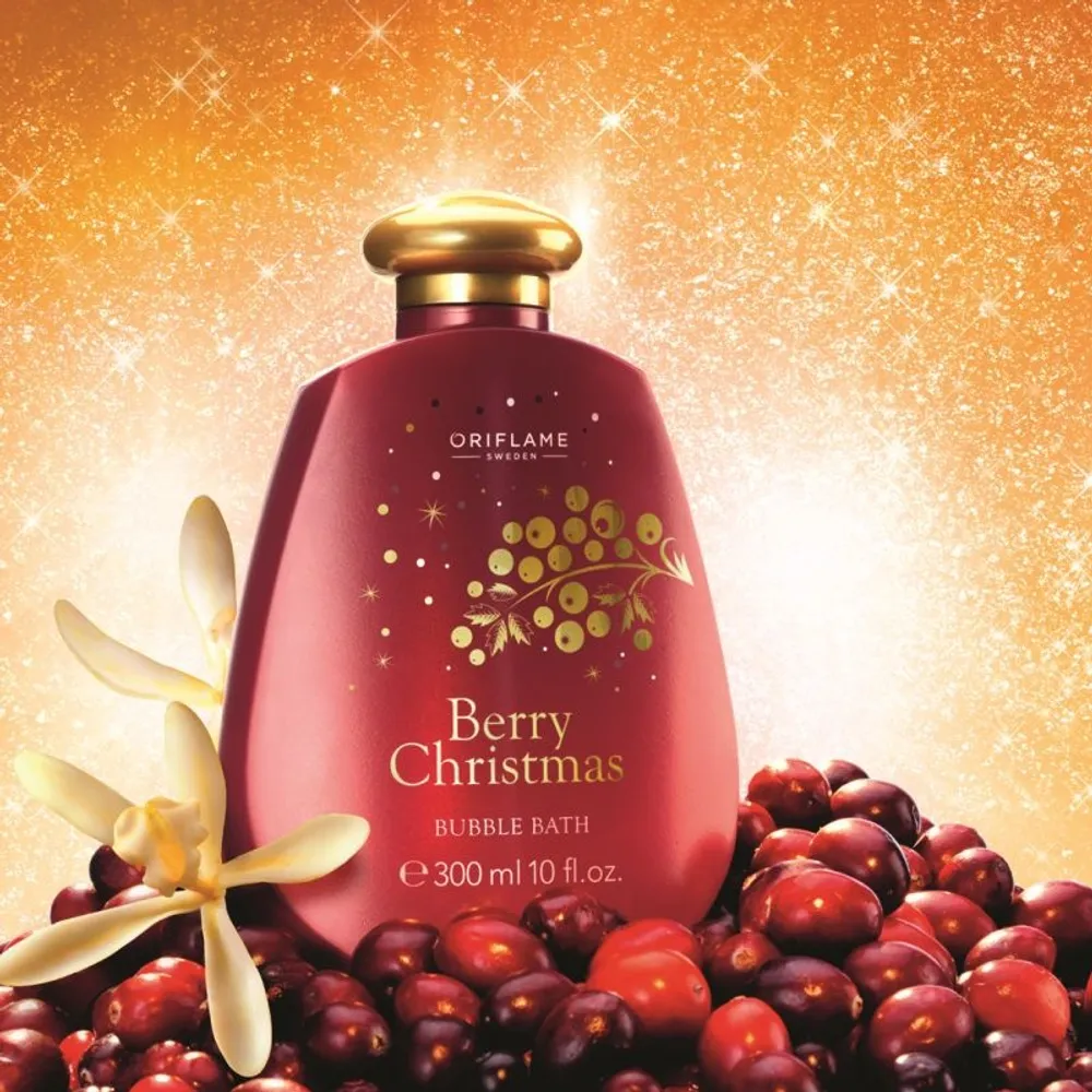 Oriflame Berry Christmas pjenušava kupka