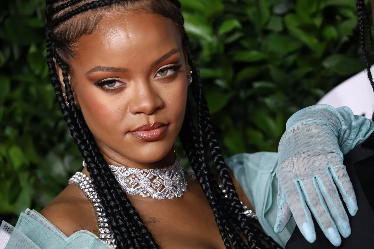 Rihanna arrives at The Fashion Awards 2019 held at Royal Albert Hall on December 02, 2019 in London, England.