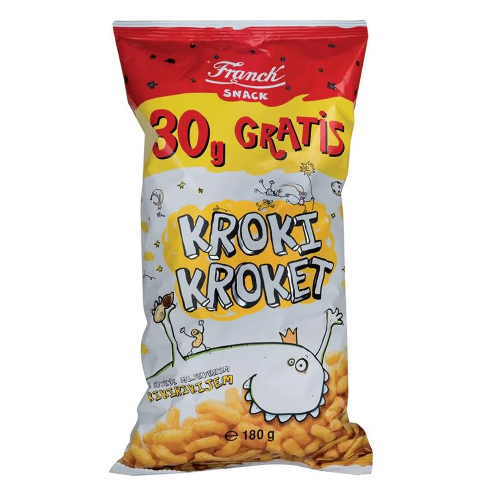 Kroki kroket flips 150+30 g gratis Franck