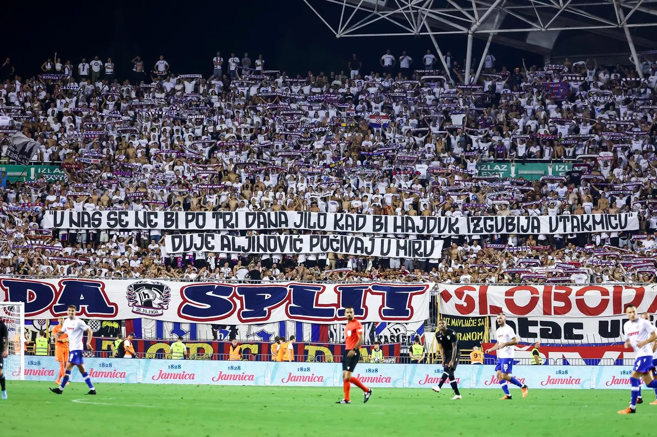 Hajduk - vitoria, poruka za Duju Aljinovića