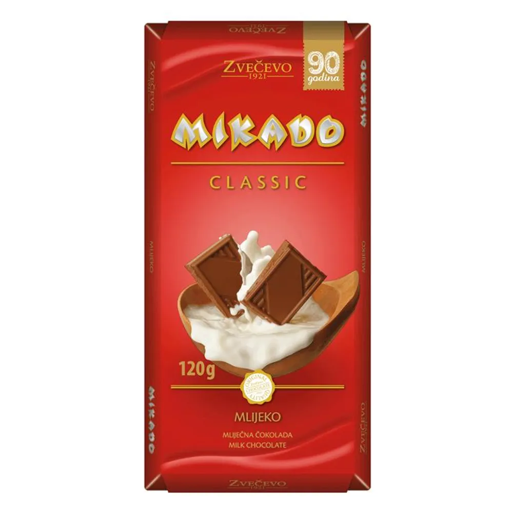 Mikado čokolada mliječna 120 g