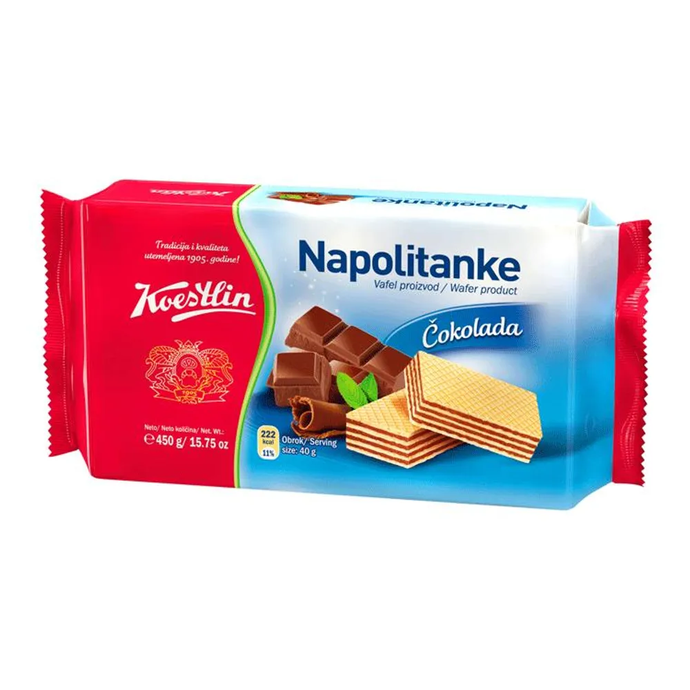 Napolitanke čokolada 450g Koestlin