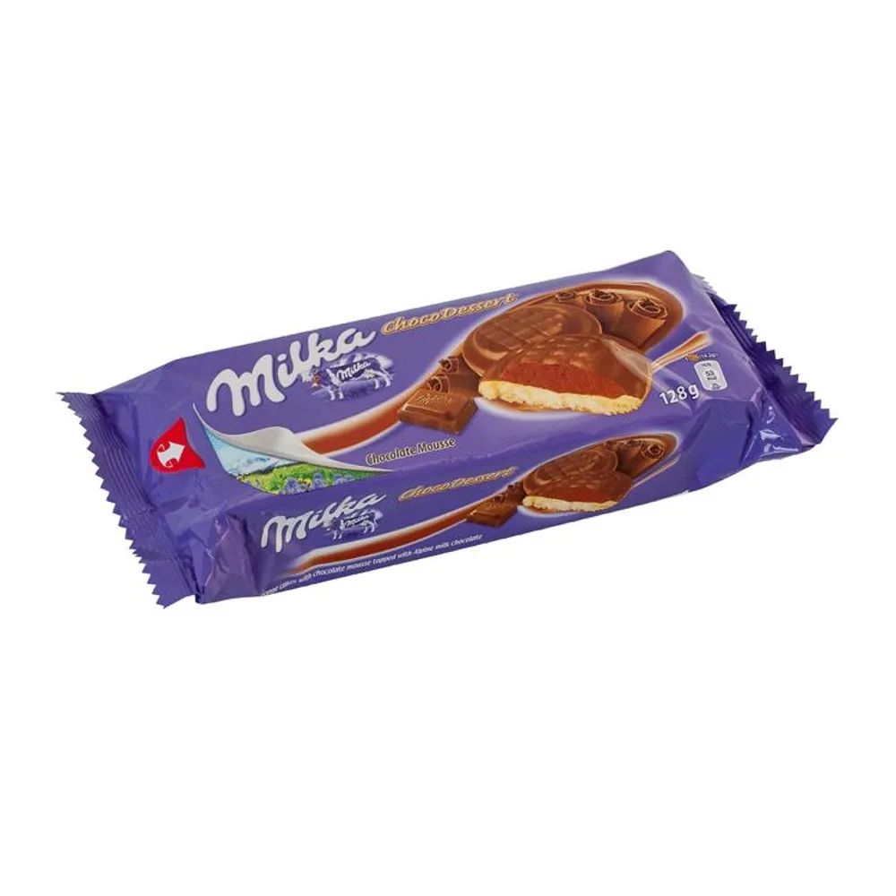 Milka biskvit čokoladana krema 128 g