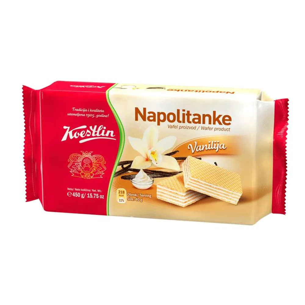 Napolitanke vanilija 450g Koestlin