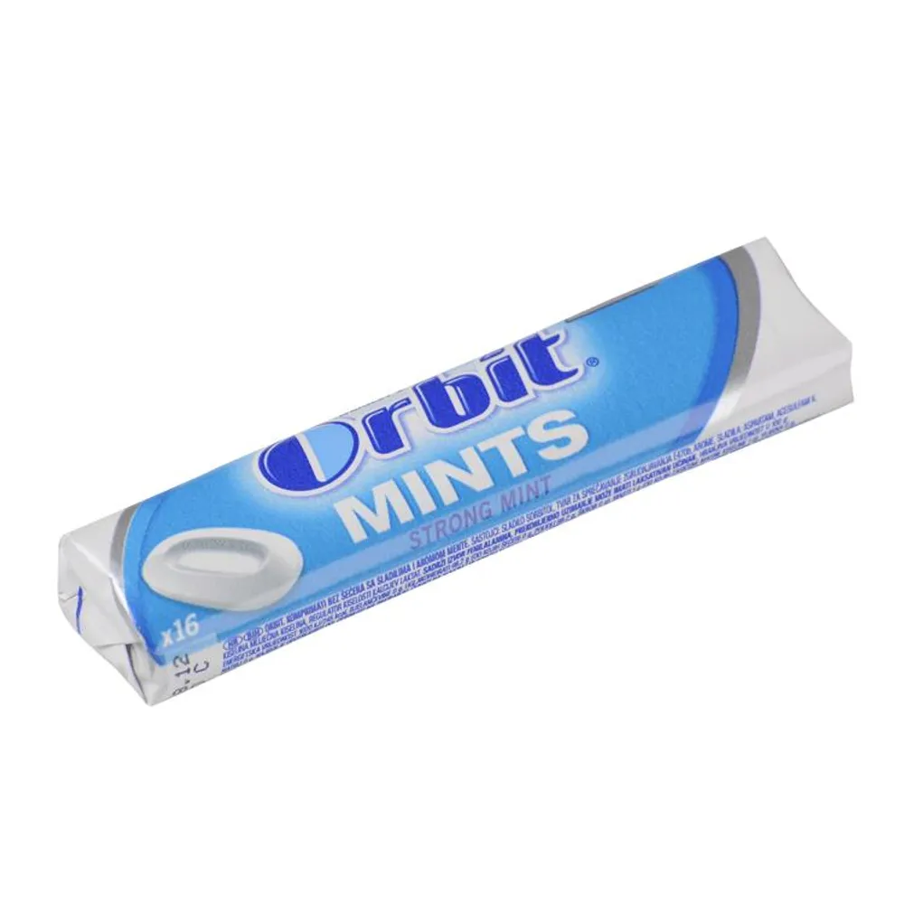 Orbit bombon strong mint mints 28 g Wrigley