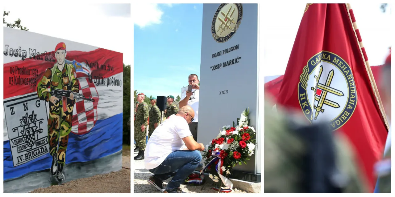 Knin: Vojni poligon 'Crvena zemlja' preimenovan u vojni poligon 'Josip Markić'"