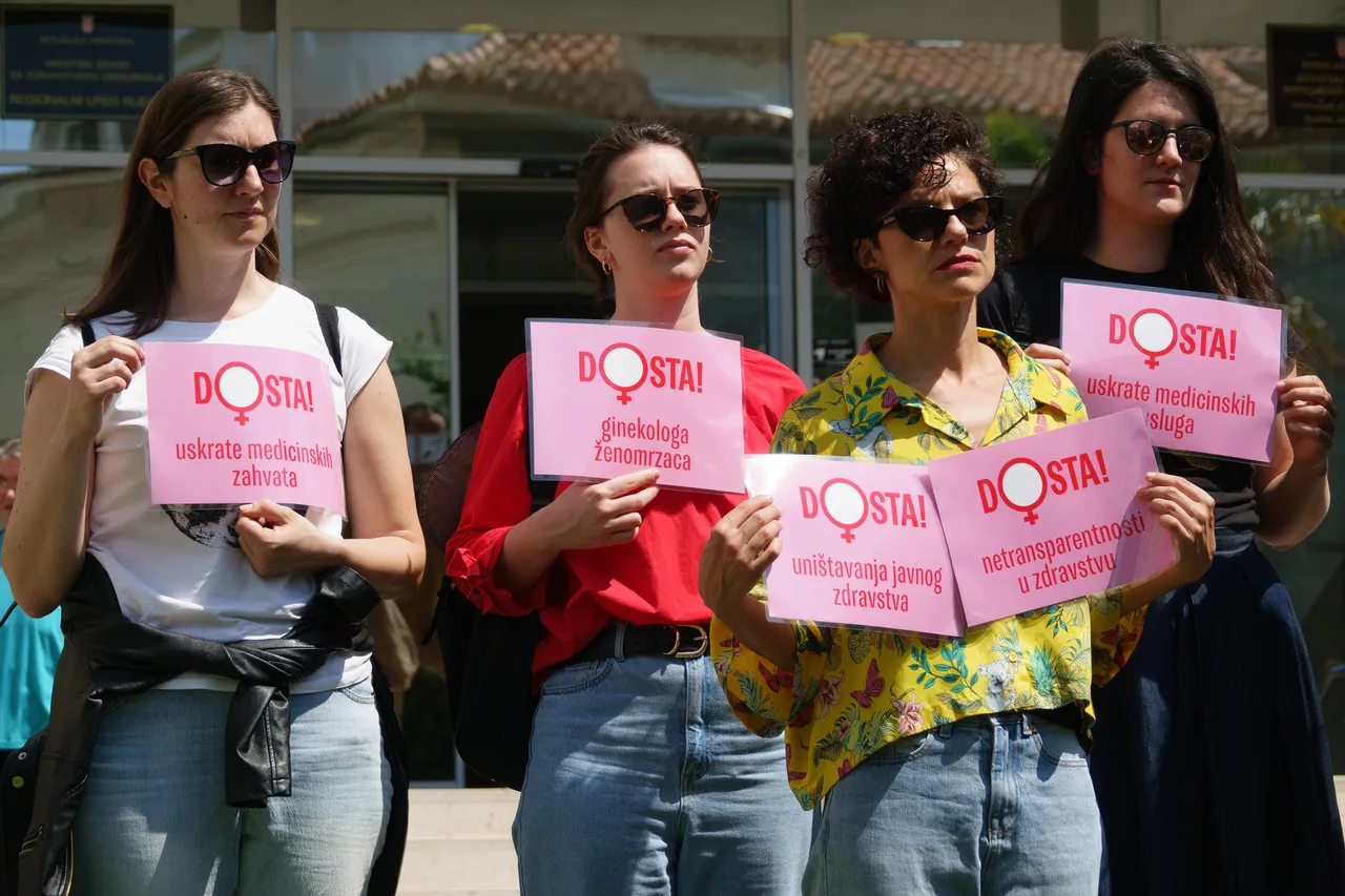 Skupovi podrške diljem Hrvatske. U Rijeci najavili prosvjed te poručili 'Dosta! Ugrožavanja javnog zdravstva i zanemarivanja zdravlja žena!'