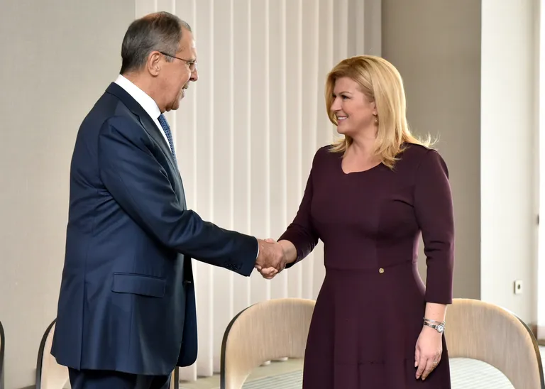 Kolinda Grabar Kitarović u Moskvi: predsjednica se sastala sa Sergejem Lavrovom