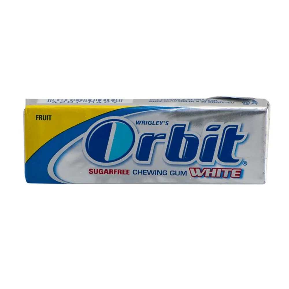 Orbit žv guma white fruit 14 g Wrigley