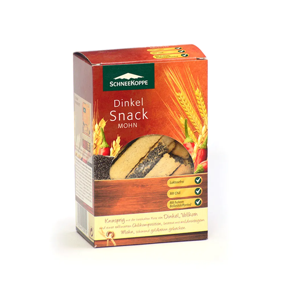 Schneekoppe Dinkel snack mak 125g