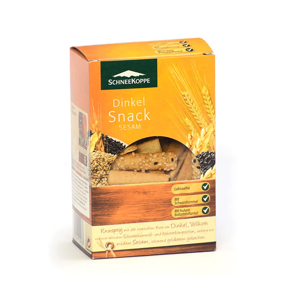 Schneekoppe Dinkel snack sezam 125g