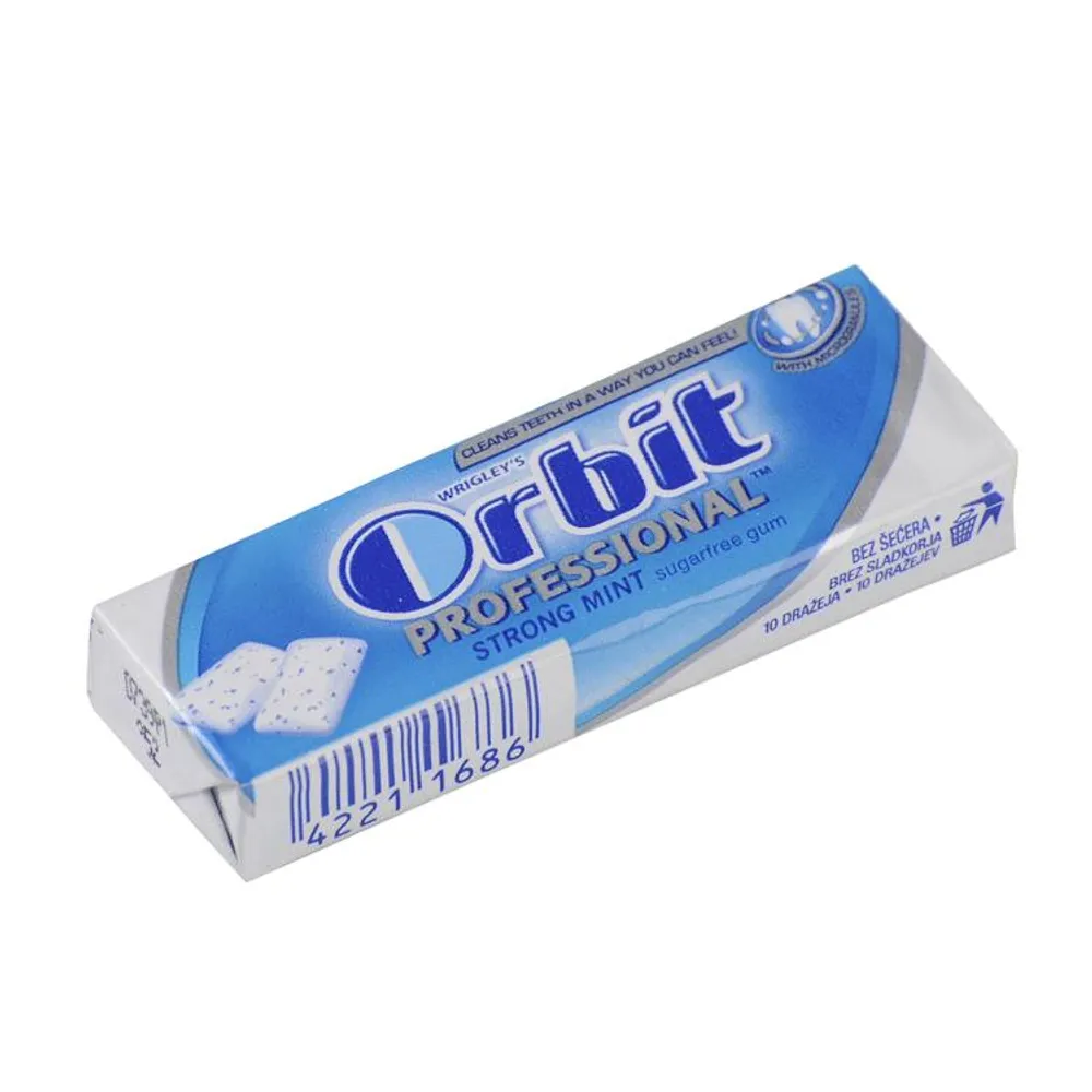 Orbit žvakaća guma Pro strong mint 14 g wrigley