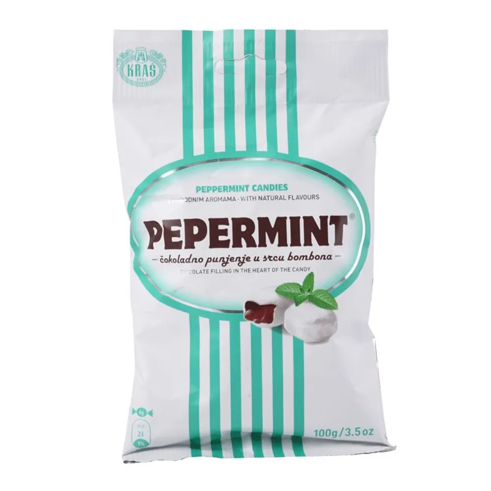 Pepermint bomboni 100 g - Kraš