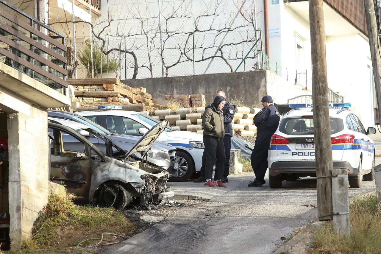 Na parkiralištu u Zagrebu izgorio automobil