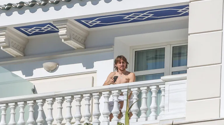 Spain: Real Madrid players hotel balcony in Malaga