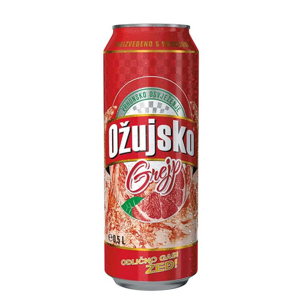 Ožujsko grejp pivo 0,5l limenka