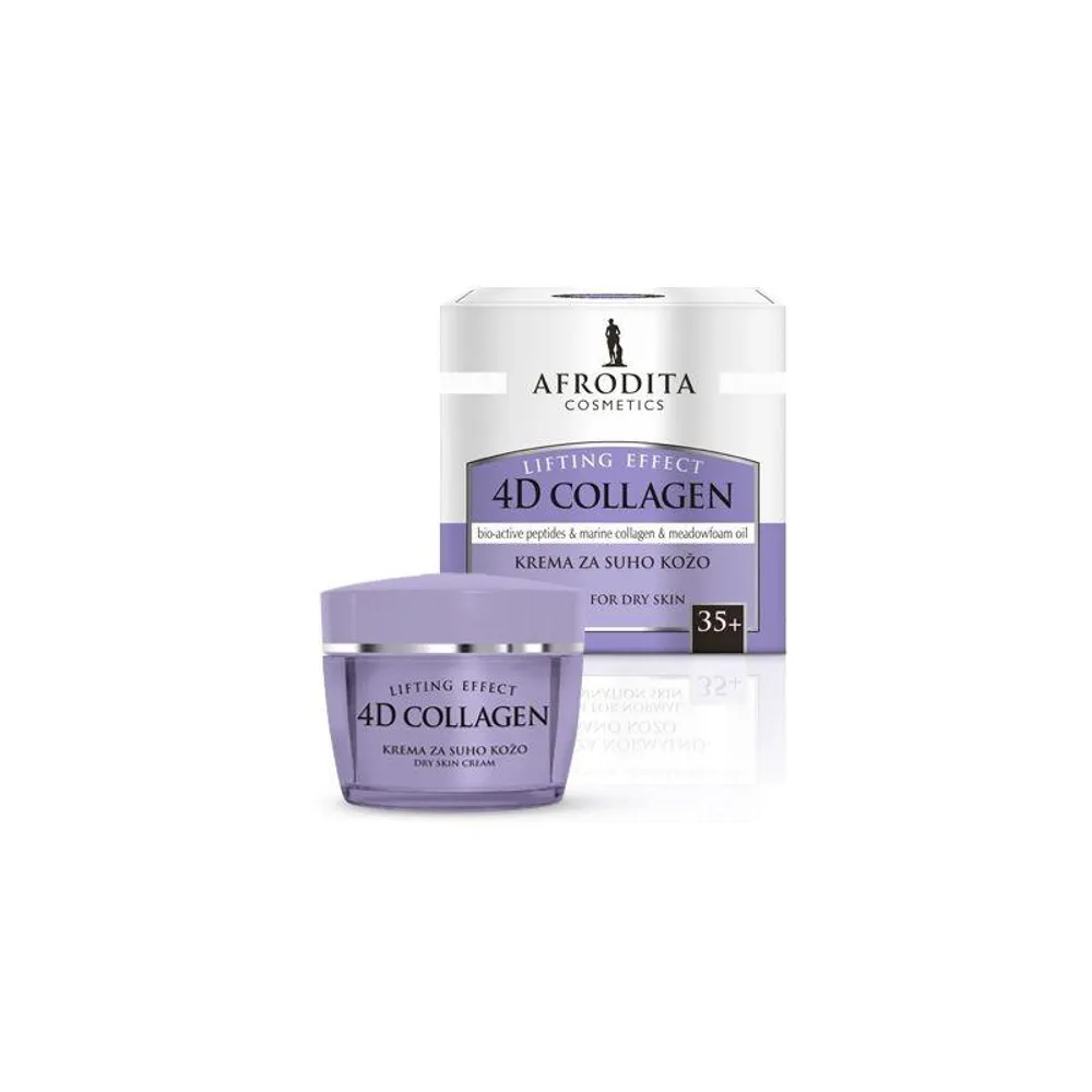 Afrodita 4D Collagen lifting effect krema za suhu kožu