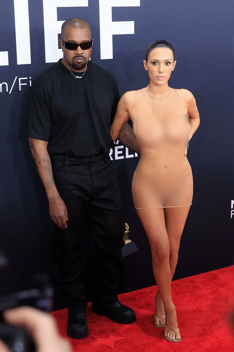 Kanye West and wife Bianca Censori 