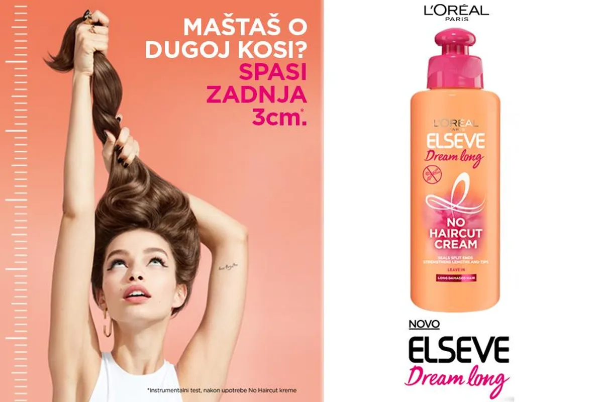 Prijavi se za recenziju L’Oréal Paris Dream Long No Haircut kreme