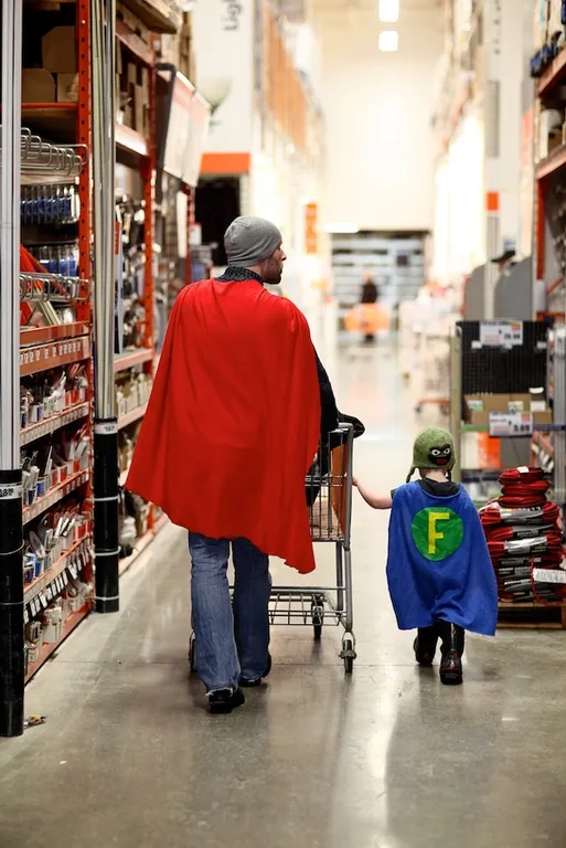 Naravno, tate su pravi superheroji