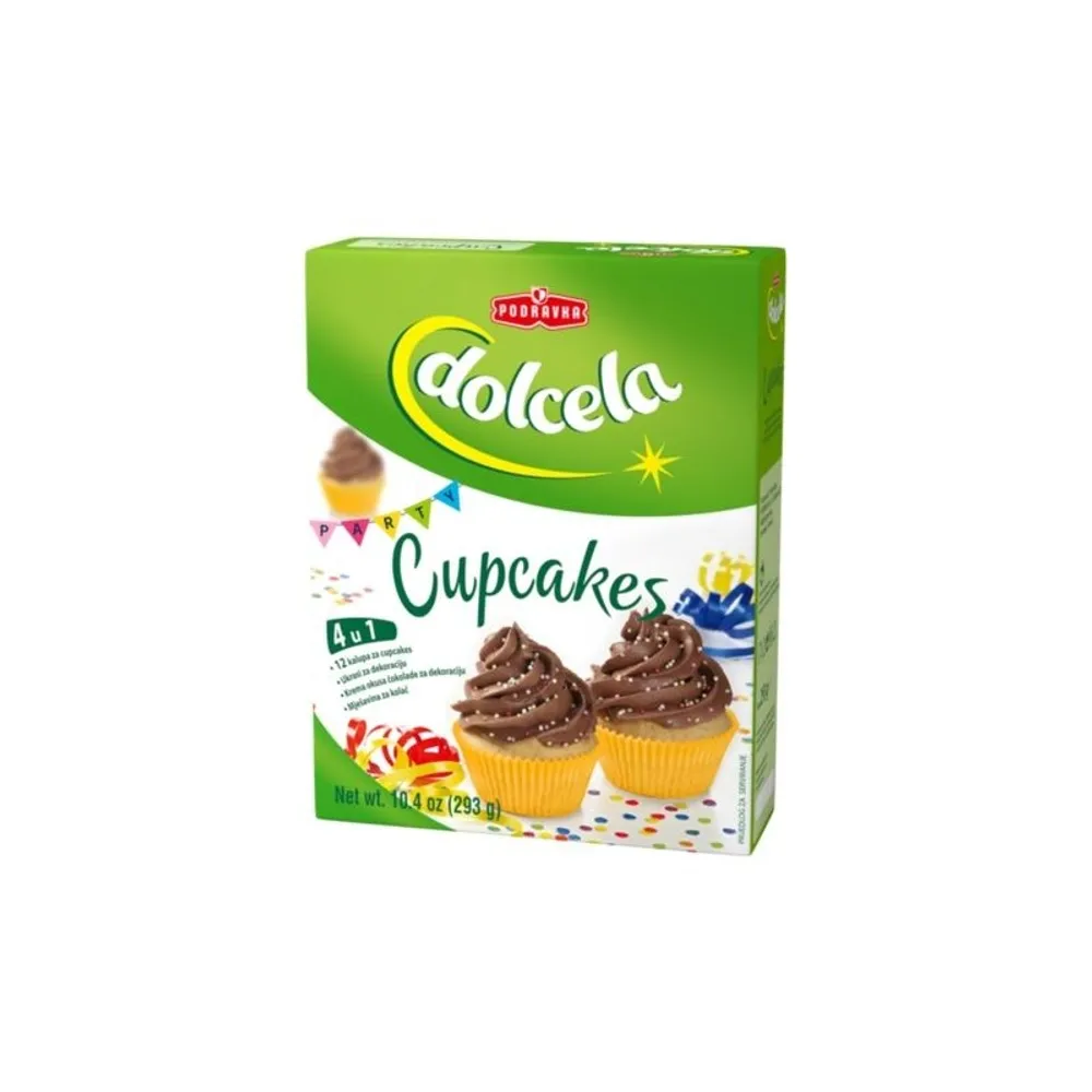 Dolcela Cupcakes s kremom okusa čokolade