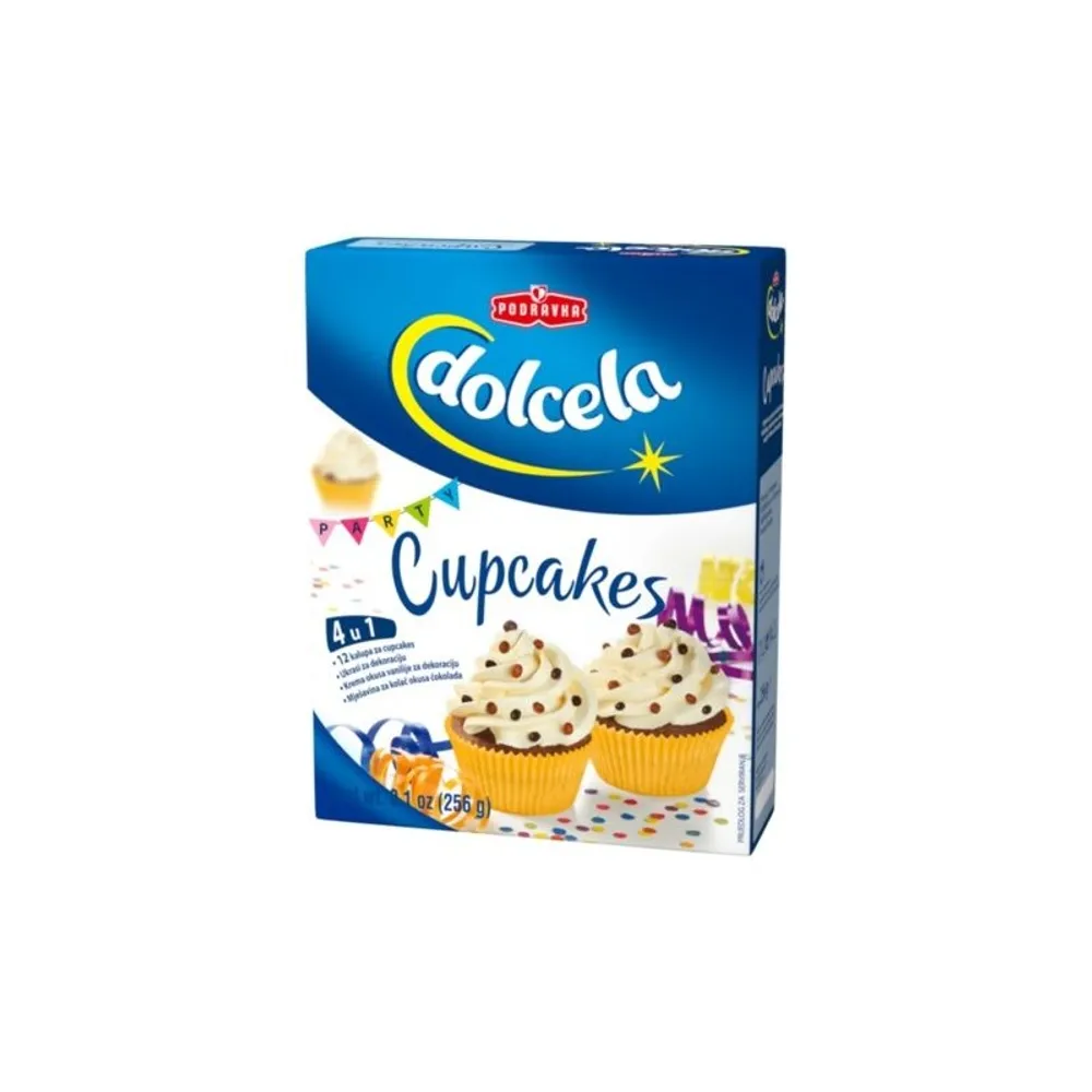 Dolcela Cupcakes s kremom okusa vanilije