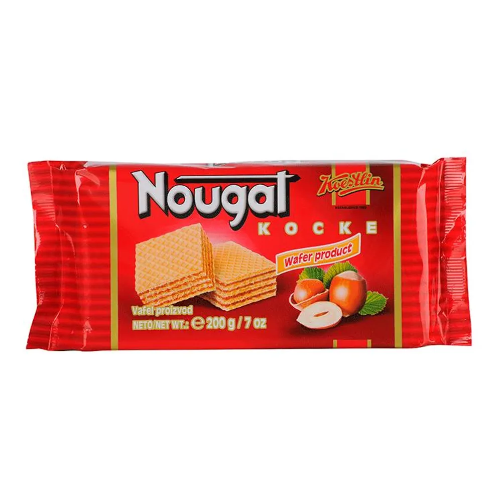 Vafl nougat kocka 200 g Koestlin