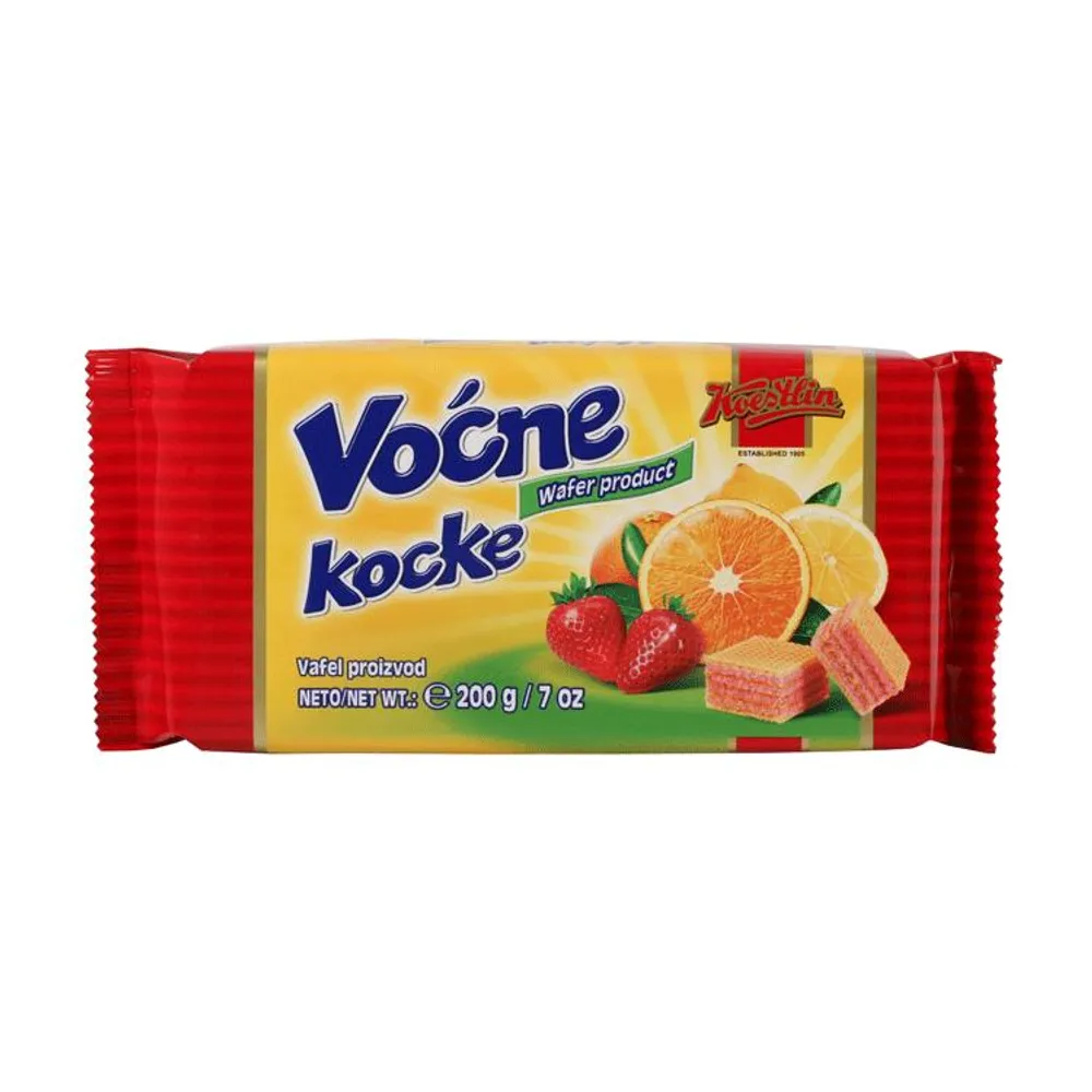 Vafl voćna kocka 200 g Koestlin