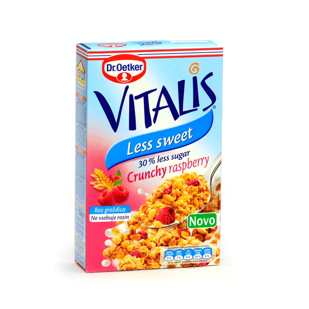 Vitalis muesli hrskavi manje slatki malina