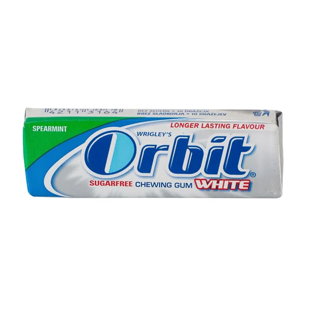 Žvakaća guma Orbit White Spearmint dražeje 14 g