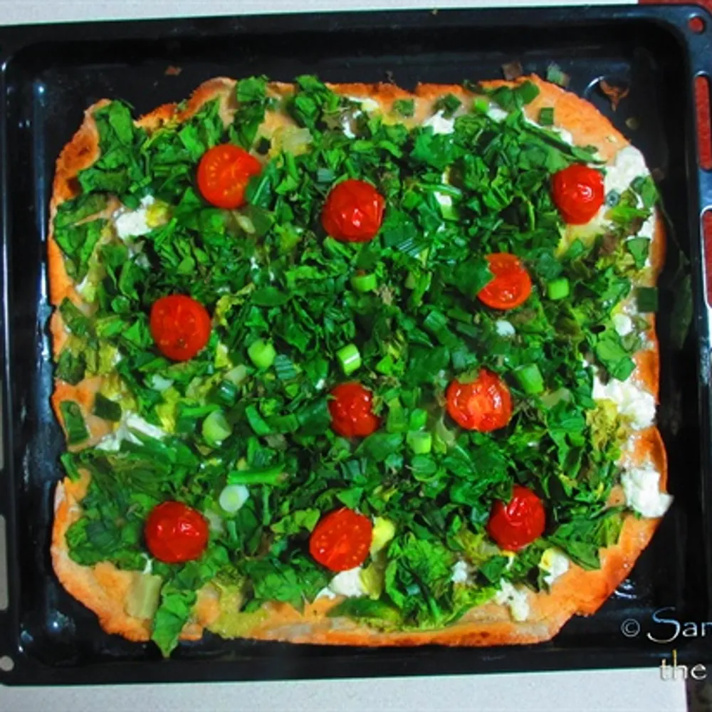 Integralna vege pizza a la Sandra the Cook