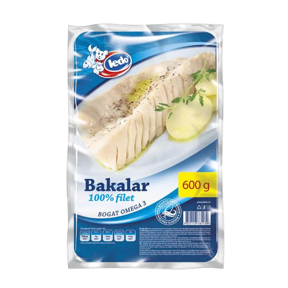 Bakalar filet 600 g Ledo