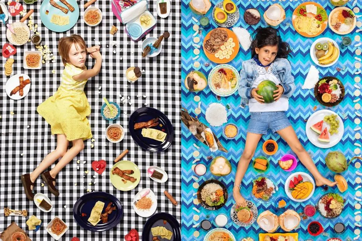 Odličan foto projekt: Što jedu djeca diljem svijeta