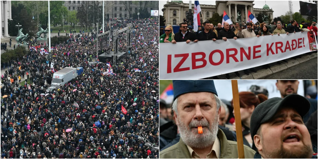 Nastavak prosvjeda u Beogradu: Za slobodu medija, poštene izbore, ostavku državnog vrha...