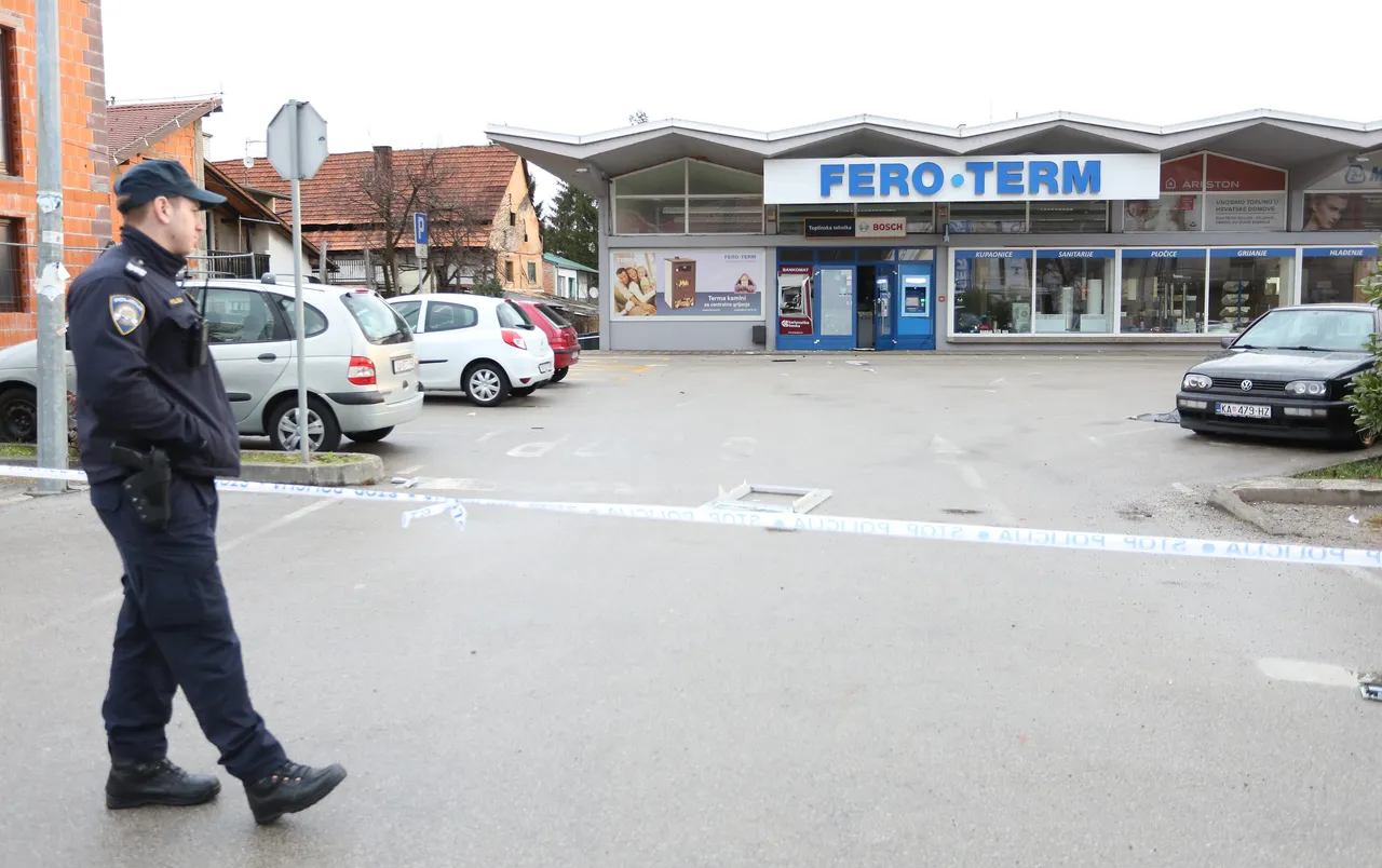 Karlovac: u noći raznijeli bankomat Karlovačke banke
