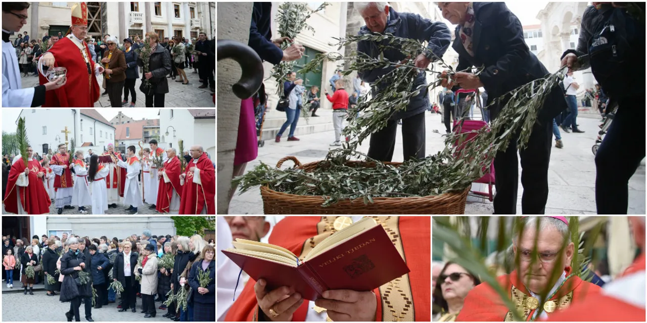 Danas je Cvjetnica: Pogledajte kako se obilježavala diljem Hrvatske!