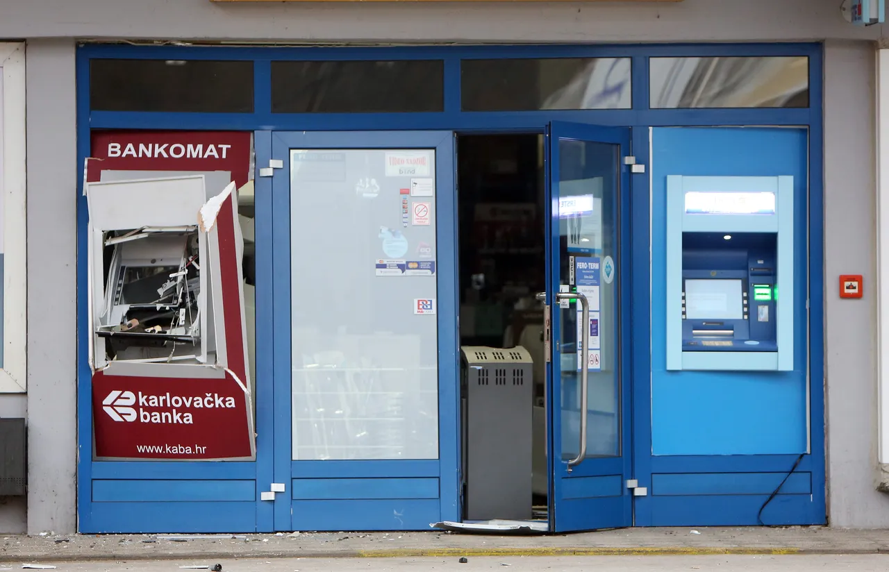 Karlovac: u noći raznijeli bankomat Karlovačke banke